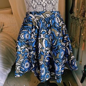 Express Printed Skirt NWOT